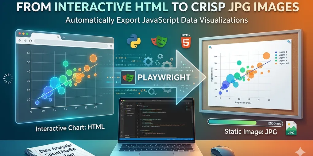 Automating Data Viz Exports with Python & Playwright. Convert Interactive HTML Charts to JPG