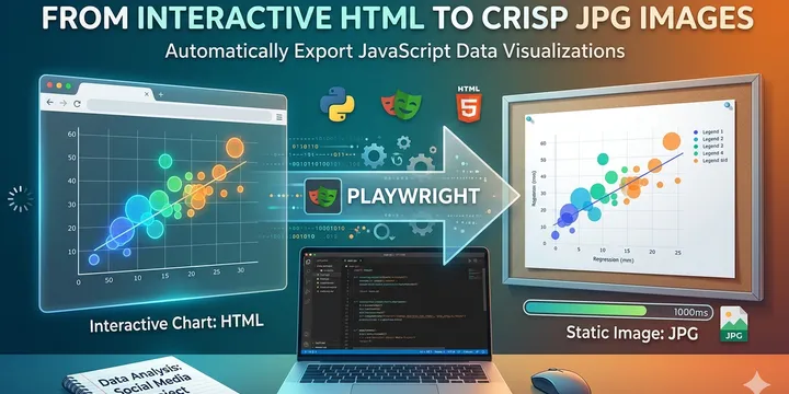 Automating Data Viz Exports with Python & Playwright. Convert Interactive HTML Charts to JPG