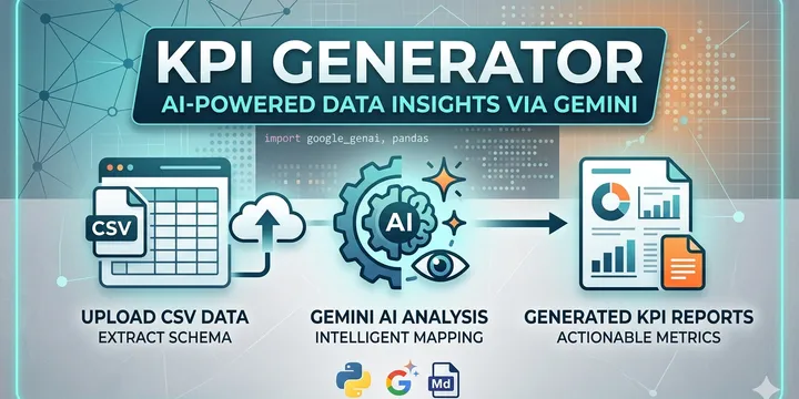 Bridging the Gap Between Raw Data and Strategy: Why I Built the KPI Generator